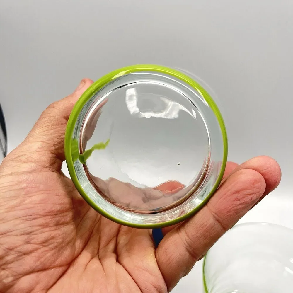 Green Glasses - Set Of 2